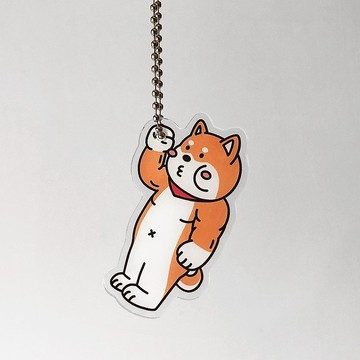 cheeky cheeky 厚面子 快抓緊! 厚柴 狗狗 壓克力鑰匙圈 匙扣