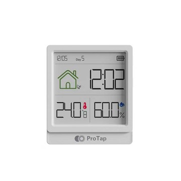 ProTap 溫溼度計E1C 溫濕測量 多功能溫度計 3.2吋大螢幕 小型溫度計 室內 電子數顯 電子溫度計