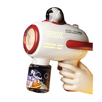 Vanibaby - 太空人電動燈光泡泡槍-火箭紅