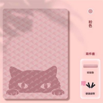 瑜伽墊 雙面防滑抓地靜音防震家用健身墊子（200*100cm）