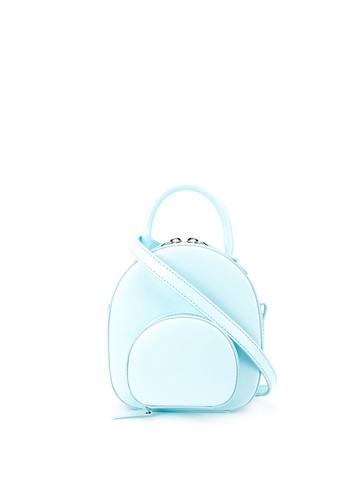 belysa - mini zipped belt bag - women - Leather - One Size - Blue