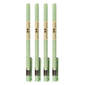 ACE 英士 六角桿中性筆 0.5mm  綠桿  4支