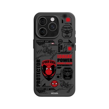 iPhone 16 Pro SolidX 黑 - 蜘蛛人 Spider-man - 蜘蛛人 - 標誌圖案