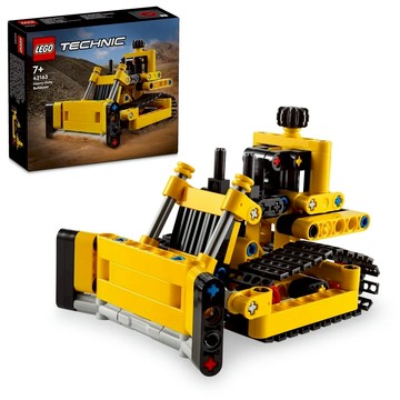 LEGO 樂高 42163 重型推土機 Heavy-Duty Bulldozer  黃色 + 黑色  1盒