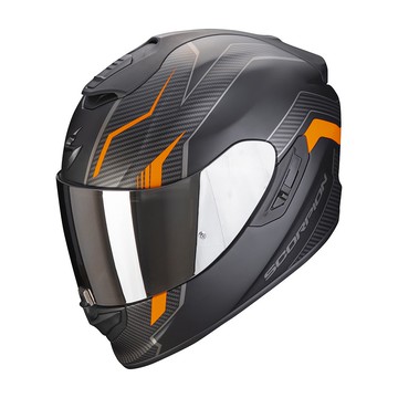 【開學季優惠】SCORPION EXO-1400 AIR FORTUNA MATT BLACK/ORANGE 消光黑橘 全罩