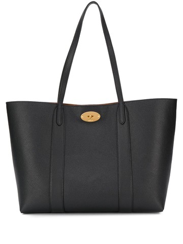 Mulberry - Bayswater twist-lock fastening tote - women - Leather - One Size - Black
