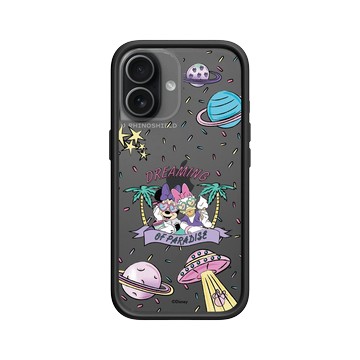 iPhone 17 Mod NX -邊框背蓋組合 (相機按鈕) 黑 - 迪士尼-米奇 Mickey - 繽紛宇宙-米妮與黛西