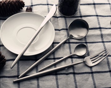 出口西餐勺 套裝 鏡面不銹鋼18-10 圓頭勺子 長柄勺 尖尾勺