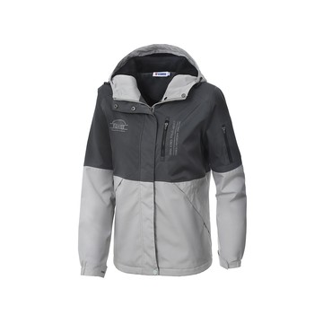 運動外套 25FW WINDBREAKER 連帽 口袋 拉鍊 女款 灰色 1912721-033