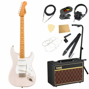 スクワイヤー スクワイア Squier Classic Vibe ’50s Stratocaster Maple Fingerboard White Blonde エレキギター 初心者セット