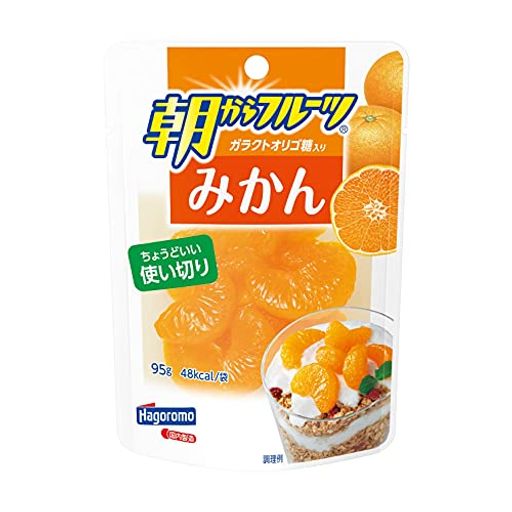 はごろも 朝からフルーツ みかん(パウチ)95Ｇ(4108)6個