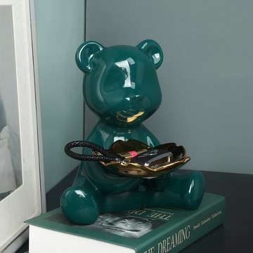 北歐輕奢玄關收納擺件創意鞋柜進門口放鑰匙擺件客廳家居裝飾擺設