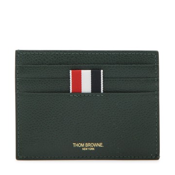 Thom Browne - Dark Green Leather Card Holder