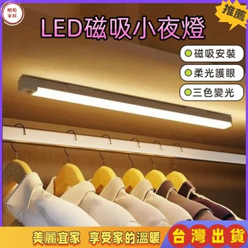 優選🏆LED磁吸宿舍燈 LED燈 磁吸閱讀燈 led床頭燈 三檔色溫調光 三色燈 宿舍燈 書桌燈 小夜燈