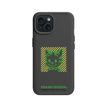 iPhone 15 SolidX 黑 - OSAMU GOODS - 多彩系列-Cat