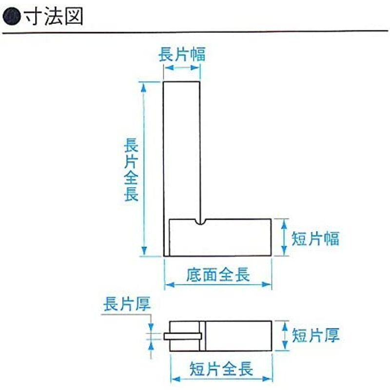 新潟精機 SK 日本製 台付スコヤ 目盛付 200mm C-200 | LINEショッピング