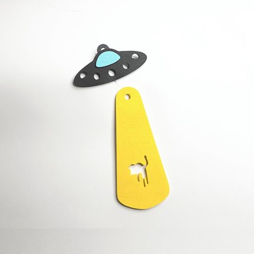 【愛貓外星人士】立體紙雕材料包