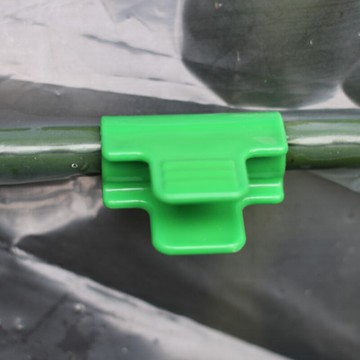 農業園藝用品塑料夾子溫室大棚鋼絲壓膜卡扣膜扣配件遮陽網扣膜夾