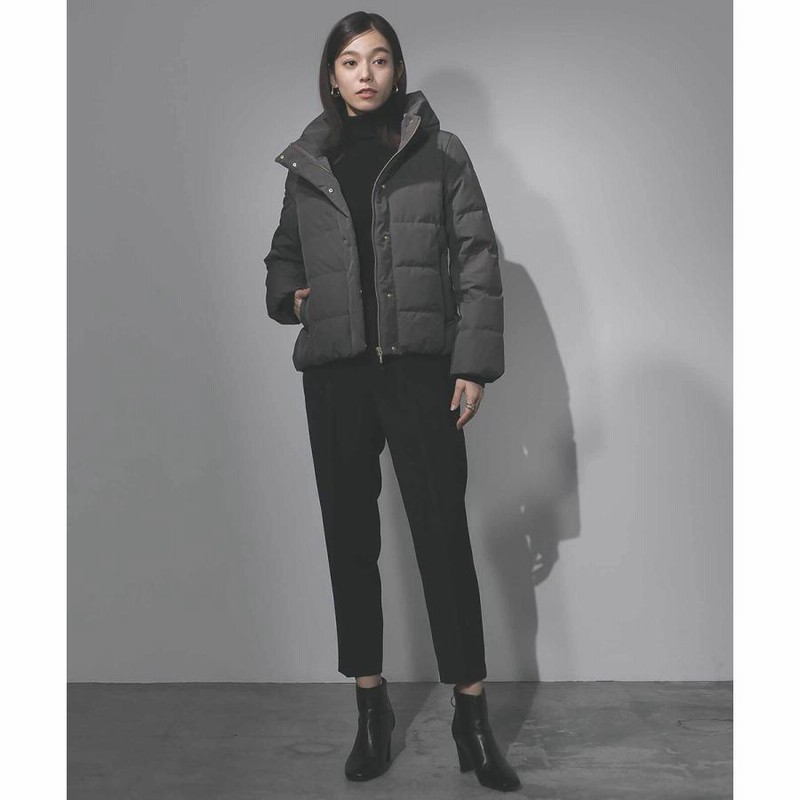 Emiliyan・撥水加工】ストレッチライトタフタ・ショートダウン