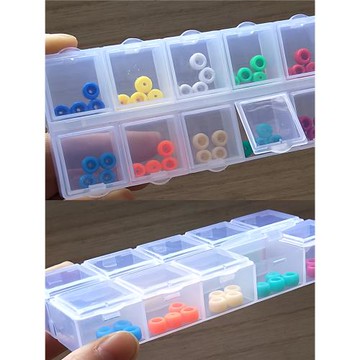 迷你指尖四輪雙橋手指滑板專用彩色輪子透明盒子螺絲螺母避震配件