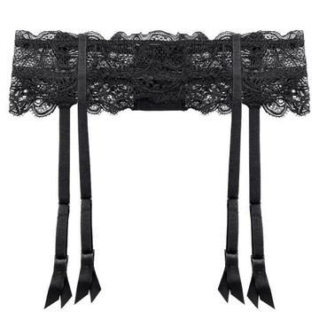 法式性感超薄蕾絲純欲半透吊襪帶火辣絲襪吊帶扣夾大腿襪防滑吊帶