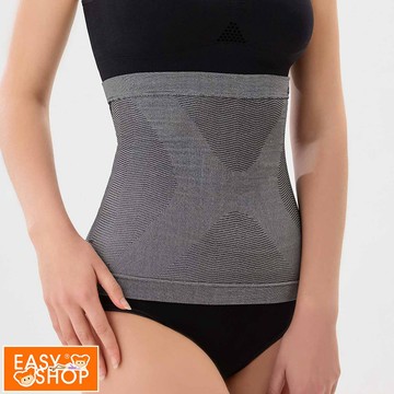 【EASY SHOP】Audrey-石墨烯複合銀纖維X型舒緩護腰-黑
