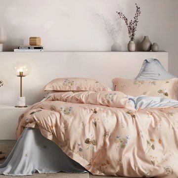 飛顏 7件式鋪棉床罩組 天絲TENCEL (40支紗)  35cm