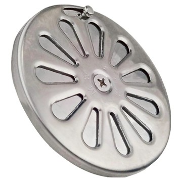 生活主管 開閉式排水蓋  7.5 x 7.5cm  銀色  1個