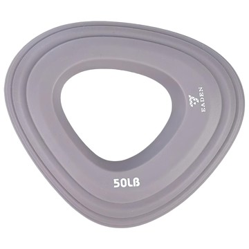 AD-ROCKET Grip ring 握力圈 指力 環保矽膠材質 灰色 重72g  8 x 7 x 2.3cm  1個