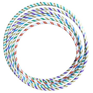 呼啦圈 5號雷射晶晶彩虹呼拉圈(中彩帶)/一件30個入(定180) 直徑約78cm 台灣製造-群4718590820491【APP滿額下單10%點數(單一帳號最高1000點)】4/30止