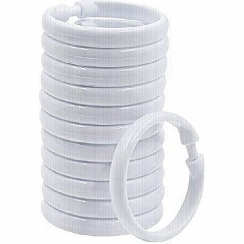 シャワーカーテンリング カーテンリングフック 開口設計 内径50mm プラスチックカーテンoリングフック 防錆性と耐食性があり 取付簡単 標 通販 Lineポイント最大0 5 Get Lineショッピング