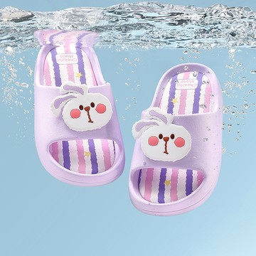 Cheerful Mario幸福瑪麗 EVA夏季止滑兒童拖鞋 可愛卡通兔子女童拖鞋