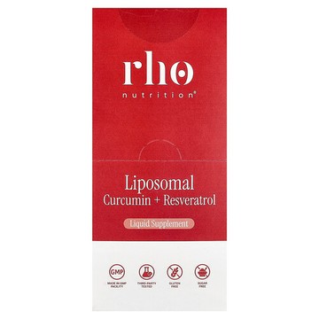 Rho Nutrition, Liposomal Curcumin + Resveratrol, 30 Liquid Packets, 0.27 fl oz (8 ml) Each