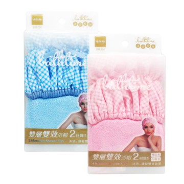 UdiLife 沐浴時刻/雙層雙效浴帽 2入
