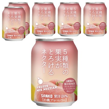 日本 SANKO 極致綜合果汁  280ml  6個