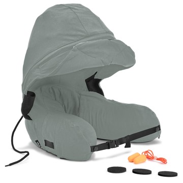 [桃品國際] ARKY Somnus Travel Pillow 咕咕旅行枕-快速充氣版 灰色