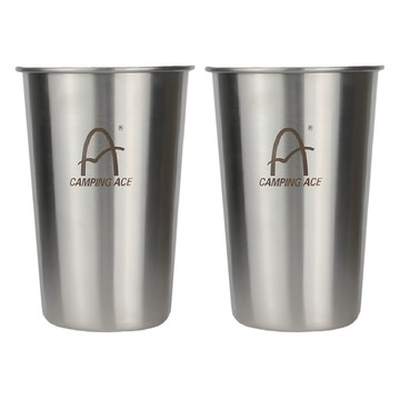 CAMPING ACE 野樂 304不鏽鋼冰涼杯 ARC-156-18 480ml  2個  不鏽鋼