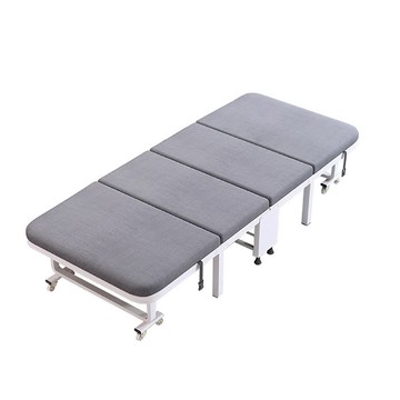 BUY WAY 寬80CM-6段式可收納午睡折疊床(摺疊鐵床/宿舍床/折合床/床架/午休床)