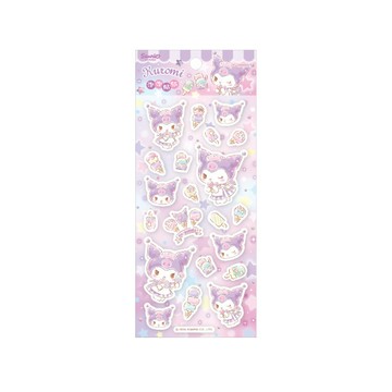 三麗鷗 泡泡貼紙-淺紫酷洛米 墊腳石購物網