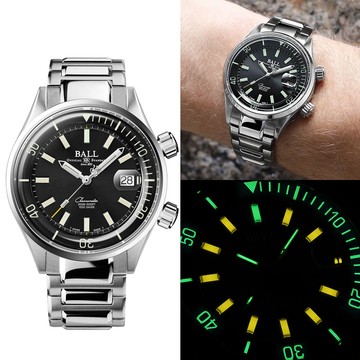 BALL 波爾錶 Engineer Master II 限量天文台認證機械潛水腕錶-42mm黑 DM2280A-S1C-BK