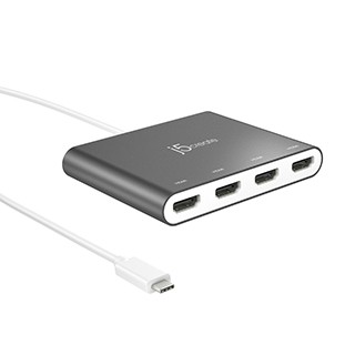 j5create KaiJet  USB-C to 4-Port HDMI 多螢幕外接顯示卡 - JCA366