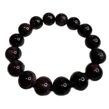 天然散珠 82g  13mm  圓珠手珠 黑色