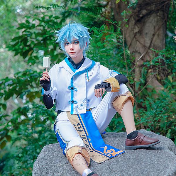 原神 げんしん 風 重雲 ちょううん コスプレ衣装 ウィッグ 靴 cosplay