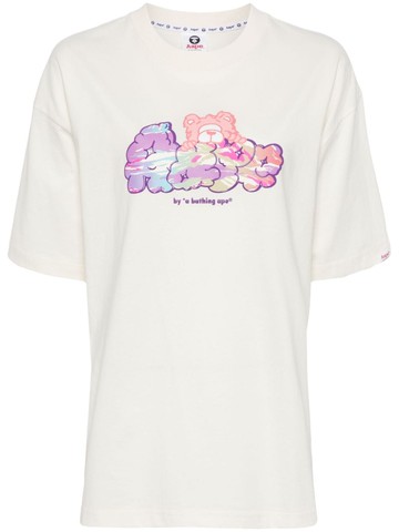 AAPE BY *A BATHING APE® - x Care Bears cotton T-shirt. - women - Cotton - XXS - Neutrals