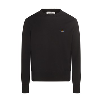 Vivienne Westwood - Black Cotton-wool Blend Jumper