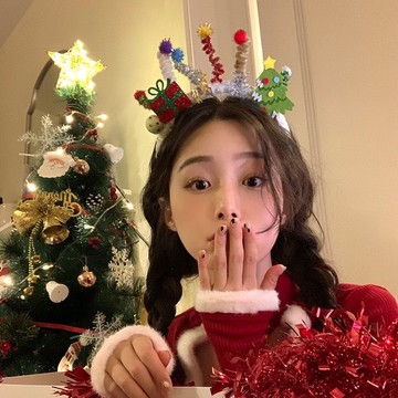 聖誕節髮箍 聖誕髮夾 聖誕拍拍圈 聖誕節裝飾 聖誕節裝扮 派對道具 裝扮 角色扮演 聖誕節頭飾 鹿角髮夾 韓國聖誕髮飾髮