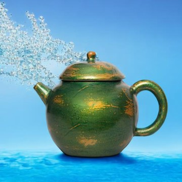 福州大漆高檔手工制汝窯秦權壺單個茶壺家用泡茶壺泡茶器茶具禮品