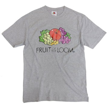 FRUIT OF THE LOOM 水果牌 - ACL2100C 美國純棉 5.9oz 彩色大圖 短T (GY灰色)