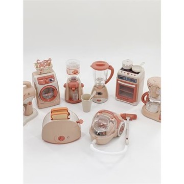 兒童過家家電動廚房切切樂玩具男女孩仿真廚具小家電做飯煮飯套裝