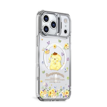 三麗鷗 iPhone 全系列 防震雙料隱形立架磁吸手機殼-花語布丁狗